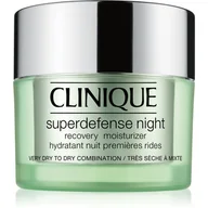 Kremy do twarzy - Clinique Superdefense Night Recovery Moisturizer typ skóry 3/4 Krem do twarzy 50ml - miniaturka - grafika 1