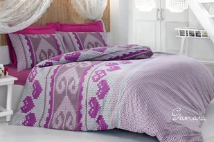 VICTORIA Pościel bawełniana Samara Pink - Pościel - miniaturka - grafika 1