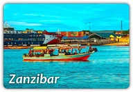 Magnesy - Zanzibar - Miasto - Wyspa - Unguja - Tanzania - Afryka - Magnes Na Lodówkę - miniaturka - grafika 1