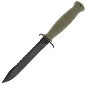 Noże - Nóż wojskowy Glock FM81 Battle Field Green z piłą - miniaturka - grafika 1