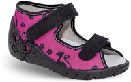 Buty dla dziewczynek - ZETPOL kapcie dziecięce Oliwia różowa - miniaturka - grafika 1