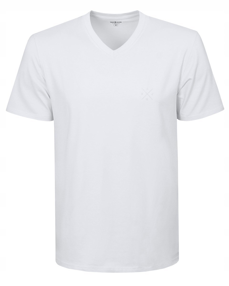 T-SHIRT Męski w SEREK Koszulka Bawełniana RICK BIAŁY 3XL Pako Jeans