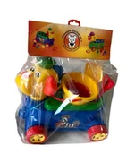 Zabawki do piasku - Pies do ciagania z zestawem do piasku LAZUR - miniaturka - grafika 1