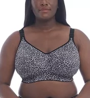 Biustonosze - Goddess Damski biustonosz Celeste z miękkimi miseczkami z pełnym pokryciem, bez fiszbin, Szary lampart, 90H - miniaturka - grafika 1