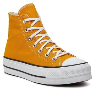 Trampki Converse Chuck Taylor All Star Lift Platform A06506C Yellow/White/Black - Trampki damskie - miniaturka - grafika 1