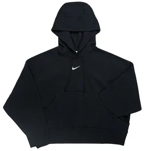 Bluza Nike Sportswear Phoenix Fleece DQ5858-010 - czarna - Bluzy sportowe damskie - miniaturka - grafika 1