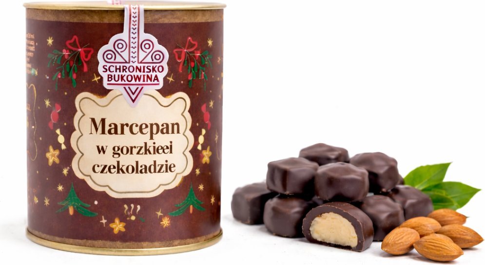 Marcepan w czekoladzie deserowej 100g - Schronisko Bukowina