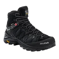 Buty trekkingowe męskie - Buty turystyczne Salewa Ws Alp Trainer 2 MID Gtx GoreTex Black Czarny 3 - miniaturka - grafika 1