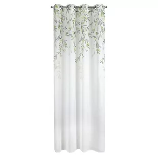 Eurofirany Firana Lea 140x250 Zielona ex-fir-lea-b+ziel-140x250-przel - Firany - miniaturka - grafika 1