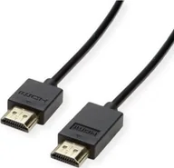 Kable komputerowe i do monitorów - Kabel Roline Kabel ROLINE 4K HDMI Ultra HD z Ethernetem, aktywny, ST/ST, czarny, 2 m - miniaturka - grafika 1