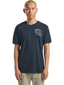 Koszulki sportowe męskie - Jack Wolfskin Koszulka funkcyjna "Vonnan" w kolorze granatowym - miniaturka - grafika 1