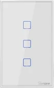 Rozgałęźniki - Sonoff T2US3C - 3-gang Wi-Fi Smart Wall Switch US - White - miniaturka - grafika 1