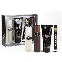 Cuba Original Black Zestaw woda toaletowa spray 100 ml woda toaletowa spray 35 ml żel pod prysznic 200 ml woda po goleniu spray 100 ml - Zestawy perfum męskich - miniaturka - grafika 3