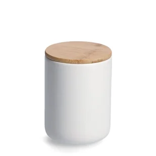 Ceramiczny słoik z wieczkiem, na produkty sypkie, 670 ml - Pojemniki kuchenne - miniaturka - grafika 1