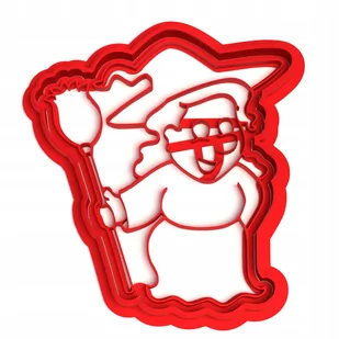 Foremka Czarownica 12CM DUŻA Halloween 2 Wykrawacz - Formy do ciast Foremka Czarownica 12CM DUŻA Halloween 2 Wykrawacz - Formy do ciast - miniaturka - grafika 1