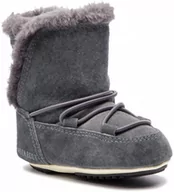 Śniegowce damskie - Śniegowce Dziecięce Crib Suede Dark Grey - Us4C-5C / Eu 19-20 / 11.5-12.5 Cm - miniaturka - grafika 1