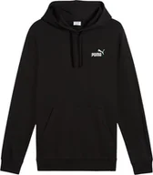 Bluzy męskie - Bluza męska Puma Ess 2 Color Small No.1 Logo Hoodie TR czarna 684719 51 S - miniaturka - grafika 1