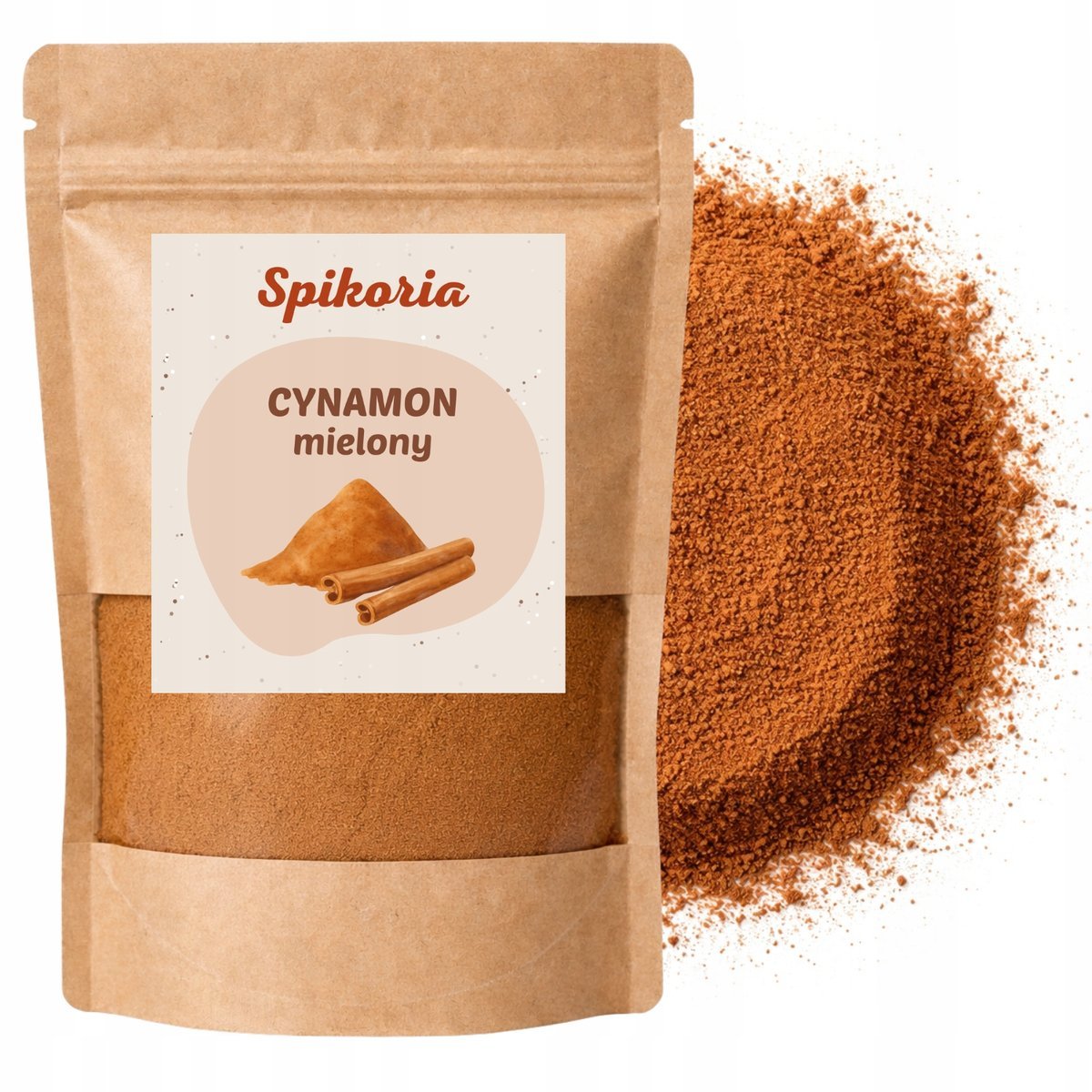 CYNAMON MIELONY 400g naturalny aromatyczny najwyższa jakość Spikoria