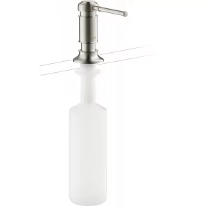 AXOR 42018800 AXOR Montreux soap-/ lotion dispenser, stal szlachetna - Mydelniczki i dozowniki mydła - miniaturka - grafika 1