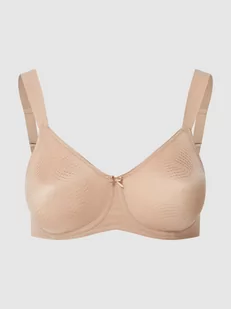 Biustonosz z fiszbinami i fakturowanym wzorem model ‘Essential Minimizer’ - Biustonosze - miniaturka - grafika 1