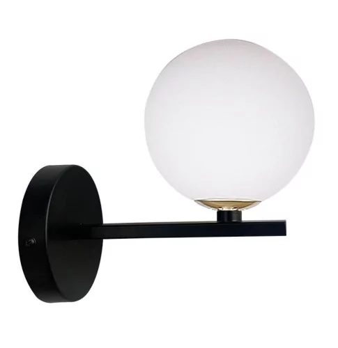 Candellux Modernistyczna lampa ścienna KAMA do salonu czarna 21-01221