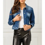 Kurtki damskie - Armani Exchange Kurtka jeansowa - miniaturka - grafika 1