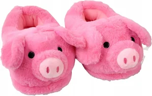 Kapcie PLUSZOWA ŚWINKA ciepłe miękkie PREZENT dla każdego 36-40 - Kapcie damskie - miniaturka - grafika 1