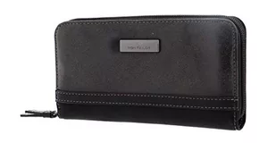 TOM TAILOR - Womenswear ELIN portfel damski, czarny, 20x2,5x10,5 - Portfele - miniaturka - grafika 1