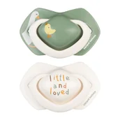 Smoczki uspokajające - CANPOL BABIES Smoczek silikonowy Light touch 6-18m symetryczny GOOSE 22/668, 2szt. >> 0zł za wysyłkę przy zakupach od 149 zł << - miniaturka - grafika 1