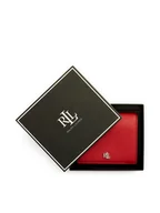 Portfele - LAUREN RALPH LAUREN Mały Portfel Damski 432962112004 Czerwony - miniaturka - grafika 1