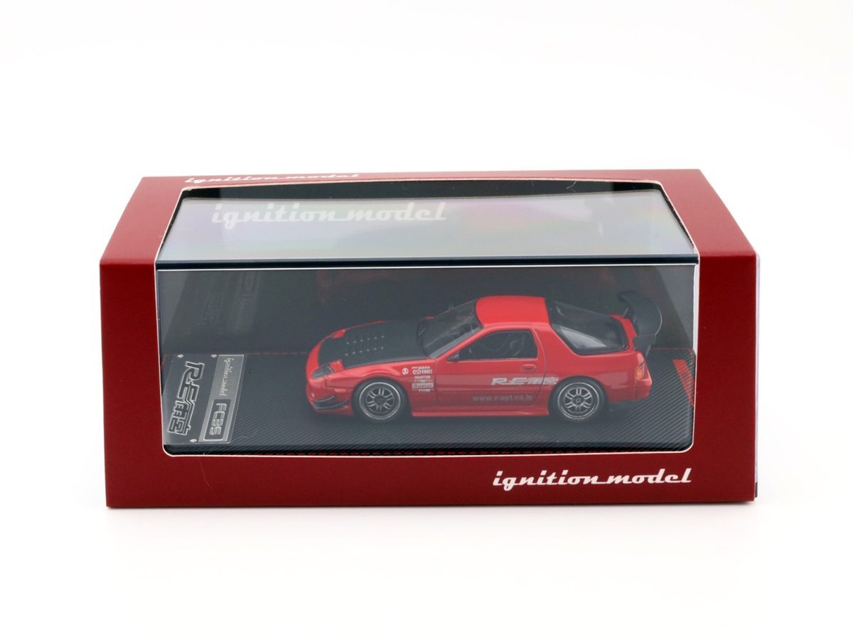 IGNITION MODEL Mazda RX-7 FC3S RE Amemiya Red 1:64 Edycja Limitowana