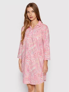 Bielizna nocna - Lauren Ralph Lauren Koszula nocna ILN32159 Różowy Relaxed Fit - grafika 1