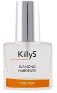 Lakiery do paznokci - Killys Inter-Vion DIAMOND HARDENER TOP COAT - Diamentowy utwardzacz lakieru - 807 KIV638070 - miniaturka - grafika 1