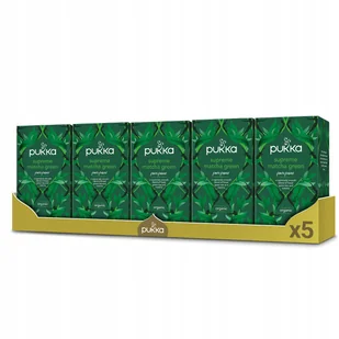 Zestaw Pukka Herbata ziołowa Supreme Matcha Green Bio 5x20 saszetek - Herbata - miniaturka - grafika 1