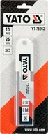 Nożyce i noże - YATO OSTRZA ZAPASOWE SK2 25mm 10szt. - miniaturka - grafika 1