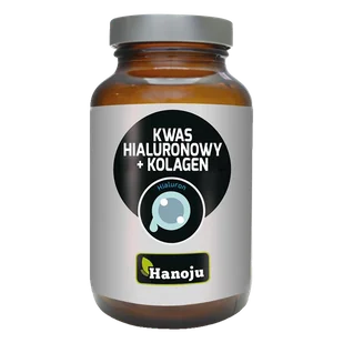 Hanoju Kwas hialuronowy + kolagen, 60 kapsułek - Stawy, mięśnie, kości - miniaturka - grafika 1
