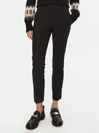 Spodnie damskie - Marella Spodnie materiałowe Gerona 2423136052 Czarny Straight Fit - miniaturka - grafika 1