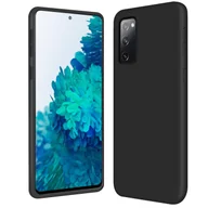 Etui i futerały do telefonów - Etui na telefon Samsung Galaxy S20 FE silikonowo-żelowe etui na telefon komórkowy, czarne - miniaturka - grafika 1