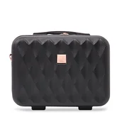 Kosmetyczki, organizery i kuferki - Kuferek Semi Line T5722-1 Czarny - miniaturka - grafika 1