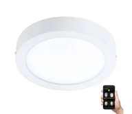 Lampy sufitowe - EGLO connect Fueva-Z sufitowa, Ø 21cm biała - miniaturka - grafika 1