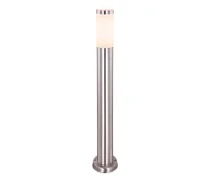 Lampy ogrodowe - Globo 31588 - Lampa zewnętrzna BOSTON 1xE27/23W/230V IP44 80 cm chrom błyszczący - miniaturka - grafika 1