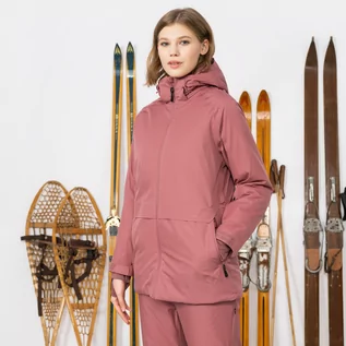 Kurtki damskie - Damska kurtka narciarska OUTHORN OTHAW22TTJAF009 - różowa - Outhorn - grafika 1