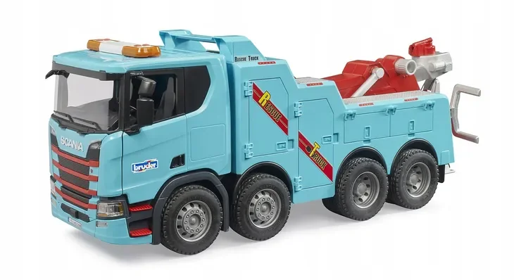 Bruder 03553 Scania Super 560R pomoc drogowa Pojazd Holowniczy z Modułem