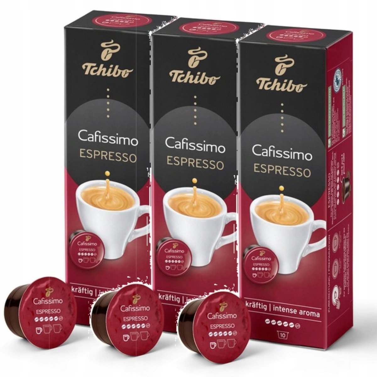 Tchibo Cafissimo Espresso Intense Aroma Kawa 10x3Kapsułek Arabika Zestaw