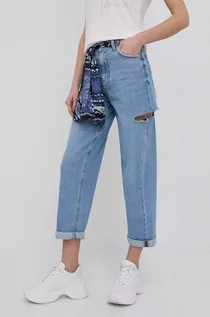 Spodnie damskie - Liu Jo jeansy damskie high waist - grafika 1