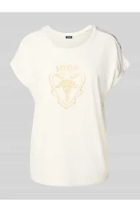 T-shirt z nadrukiem z logo model TEJA - Joop! - Koszulki i topy damskie - miniaturka - grafika 1