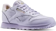 Buty dla dziewczynek - Reebok Buty dziecięce Classic Leather fioletowe r. 36 1/2 BD5543 - miniaturka - grafika 1