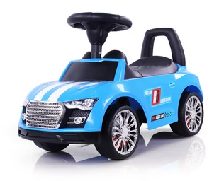 Milly Mally Jeździk Racer Niebieski #B1 - Jeździki dla dzieci - miniaturka - grafika 2