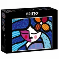 Puzzle - Puzzle 1000 Romero Britto Dziewczyna z kwiatkiem Nowa - miniaturka - grafika 1