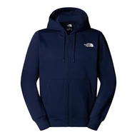 Bluzy męskie - Bluza męska The North Face Simple Dome Full Zip 0A89FD8K21 - granatowa - miniaturka - grafika 1